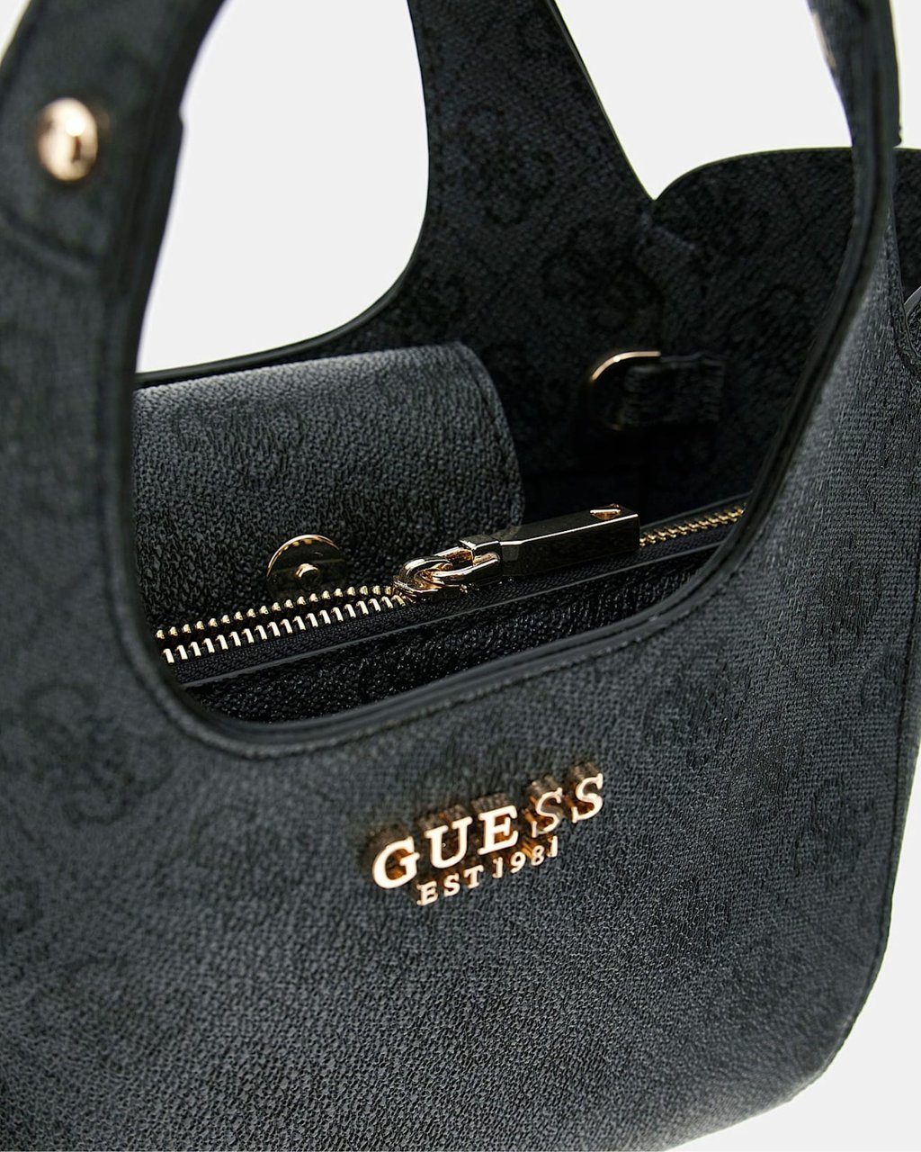 Guess Calista 2 In 1 Mini Tote Tas Zwart