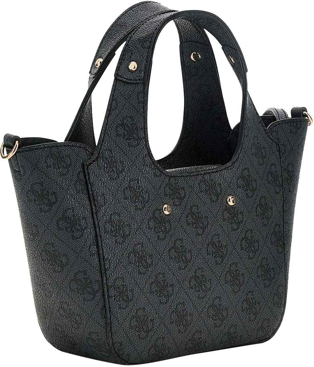 Guess Calista 2 In 1 Mini Tote Tas Zwart