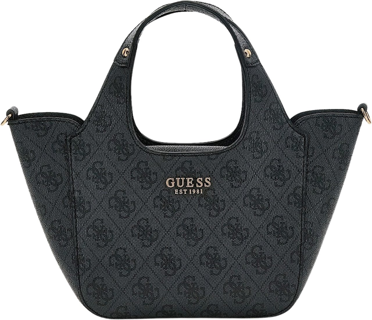 Guess Calista 2 In 1 Mini Tote Tas Zwart