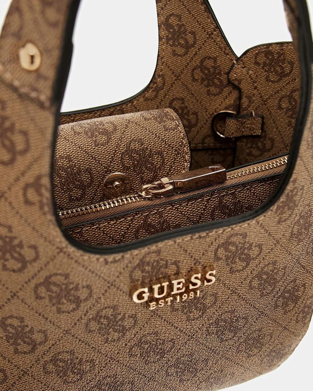 Guess Calista 2 In 1 Mini Tote Tas Wit