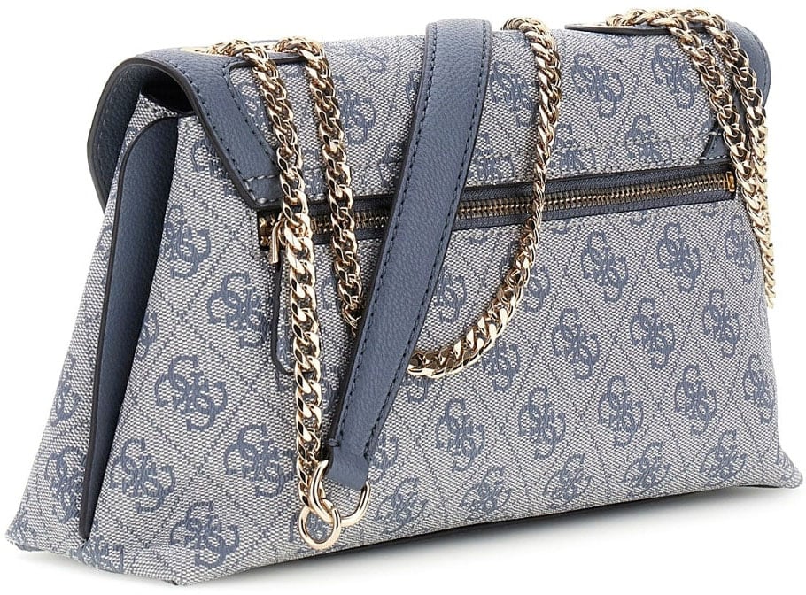 Guess Lindsey Convertible Crossbody Flap Grijs