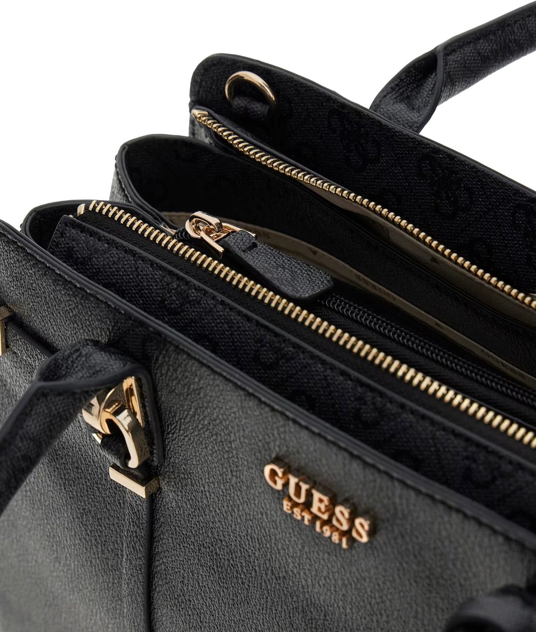 Guess Leona Logo Sml Mlti Comp Stchl Grijs