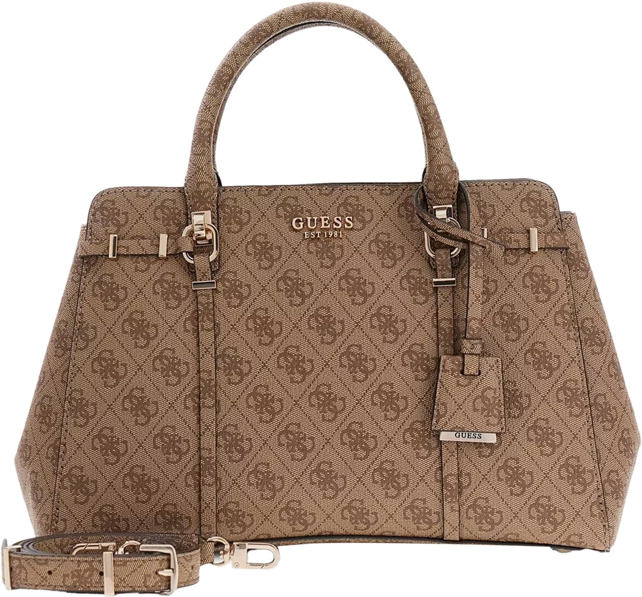 Guess Leona Logo Sml Mlti Comp Stchl Wit