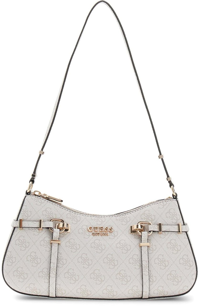 Guess Leona Logo Schoudertas Beige