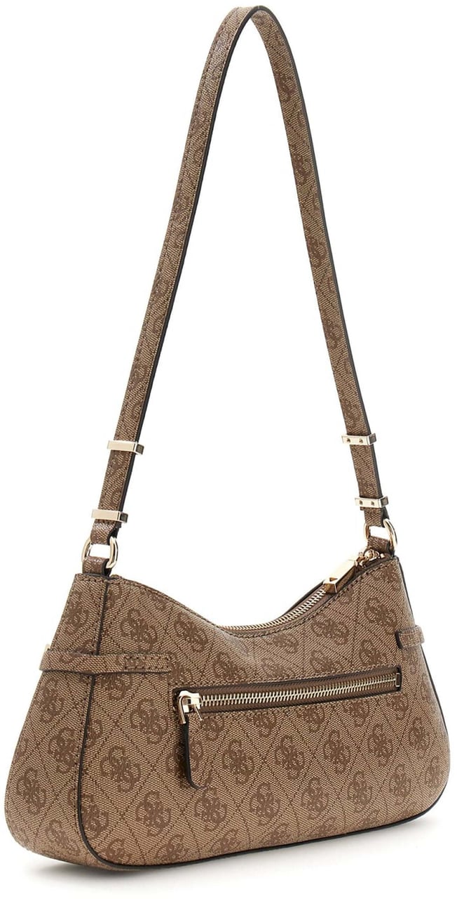 Guess Leona Logo Schoudertas Wit