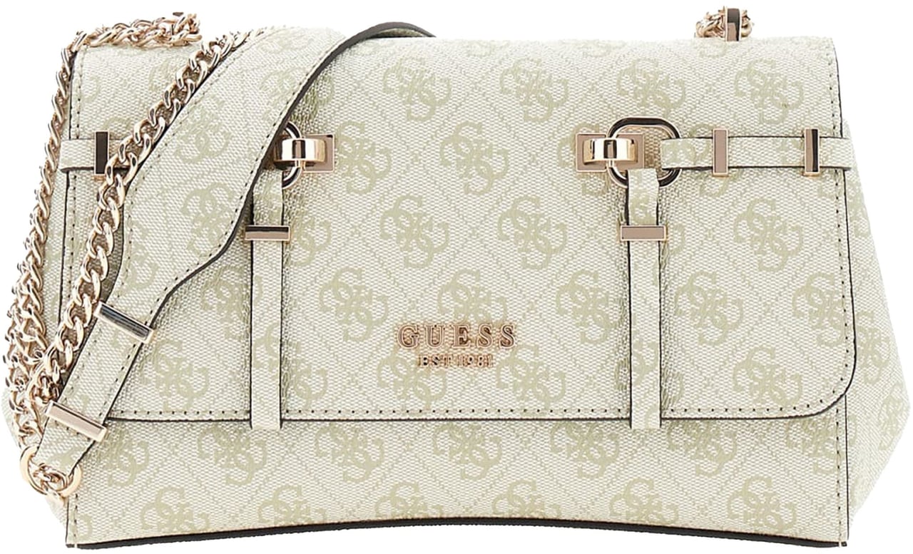 Guess Leona Logo Crossbody Groen