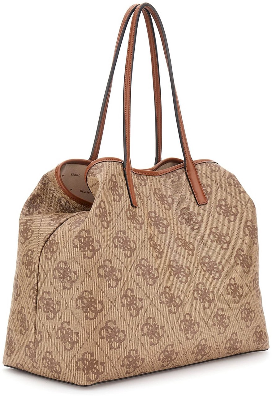 Guess Erenia Tas Large 2 In 1 Tote Wit