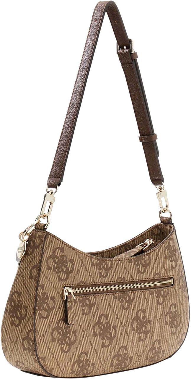 Guess Noelle Top Zip Schoudertas Wit