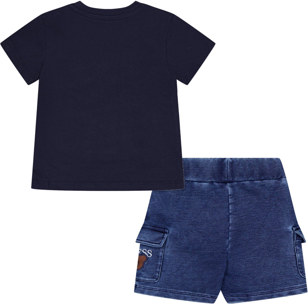 Guess Guess Baby Jongens Setje In Navy Blauw