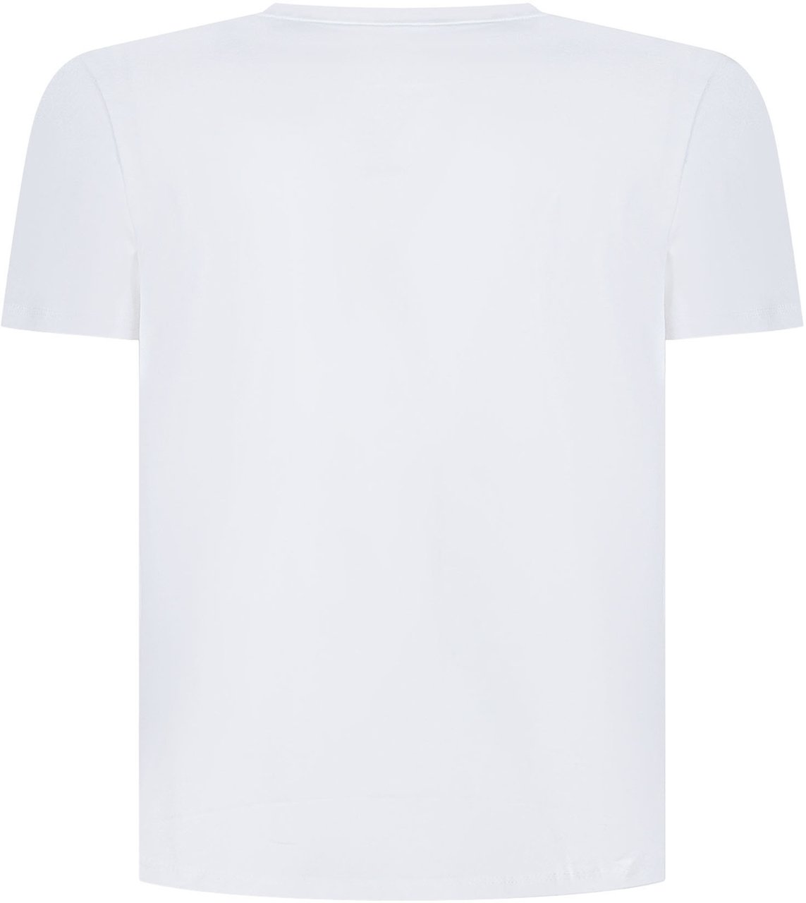 Guess T-shirt con Stampa Triangolo Logo Wit