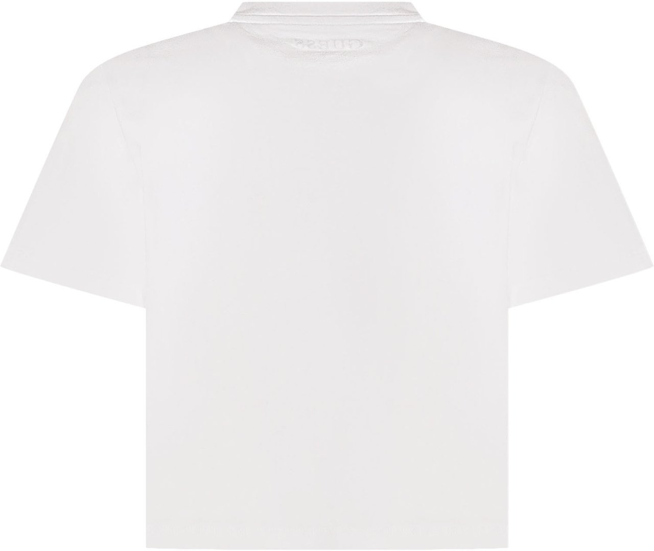 Guess T-shirt Crop con Stampa Floreale Wit