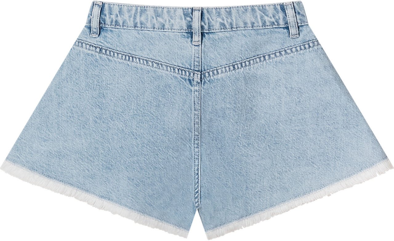 Guess Shorts Denim con Applicazioni Lichtblauw