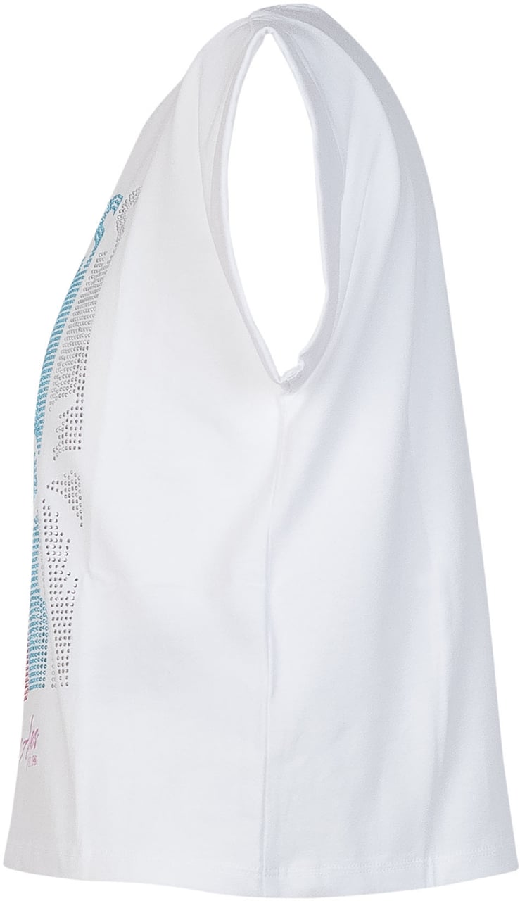 Guess T-shirt Boxy con Logo e Applicazioni Wit