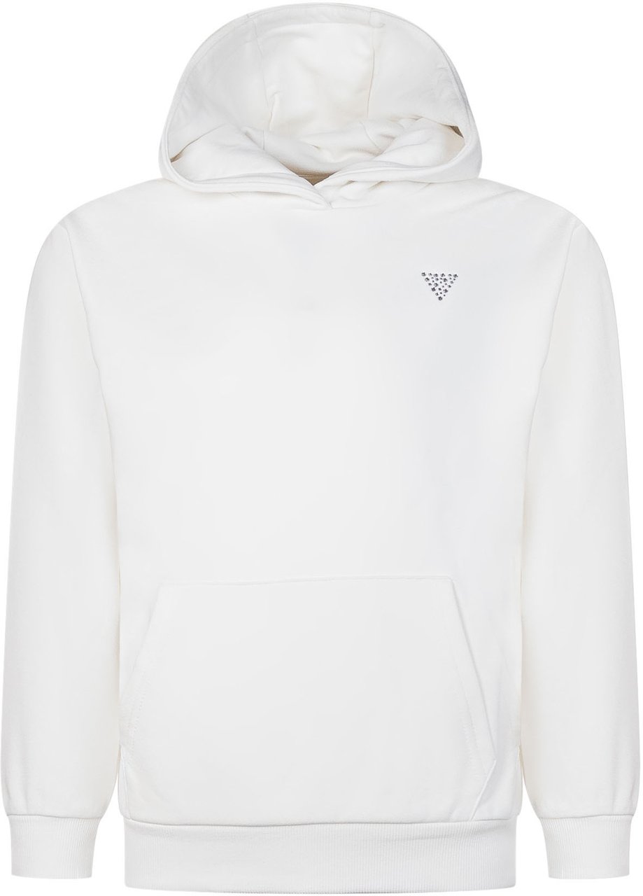 Guess Felpa con Cappuccio e Tasca a Marsupio Wit