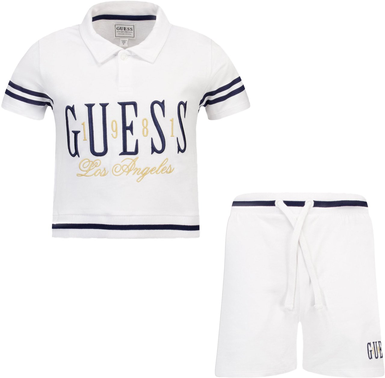 Guess Guess Kinder Meisjes Setje In Wit Wit