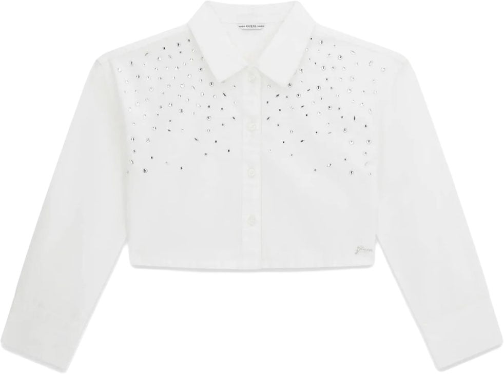Guess Shirts Pure White Wit