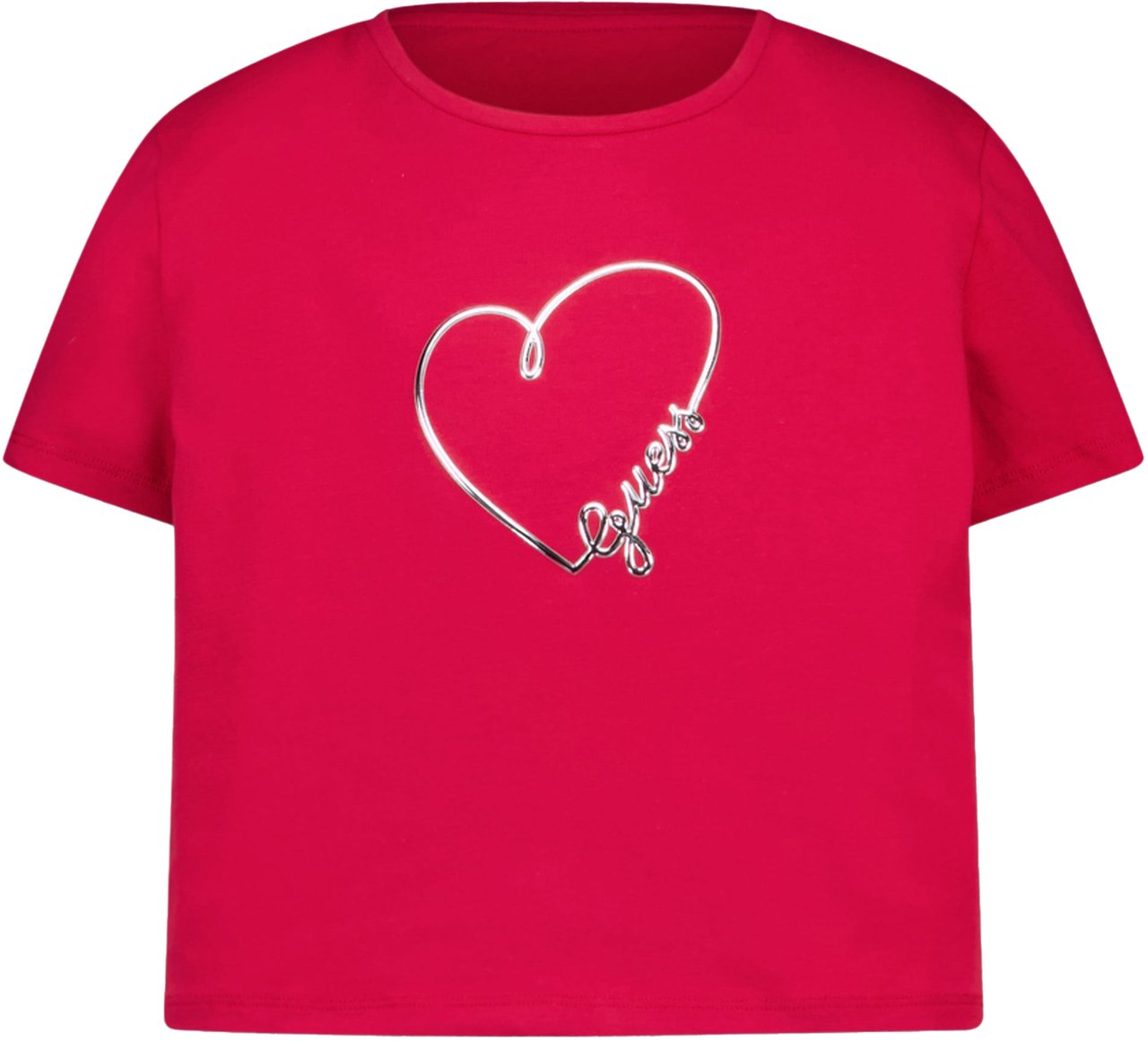 Guess Guess Kinder Meisjes T-Shirt In Rood Rood