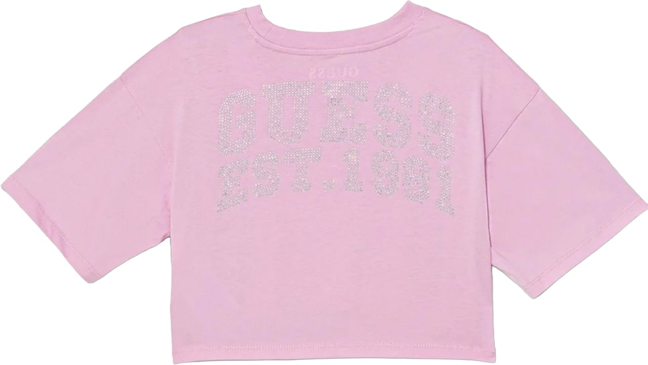 Guess T-Shirts And Polos Blue Roze