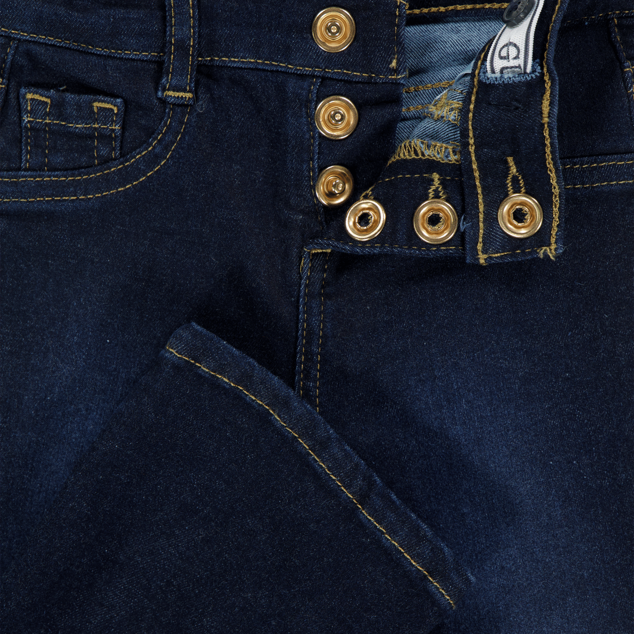 Guess Guess Baby Meisjes Jeans In Donker Blauw Blauw