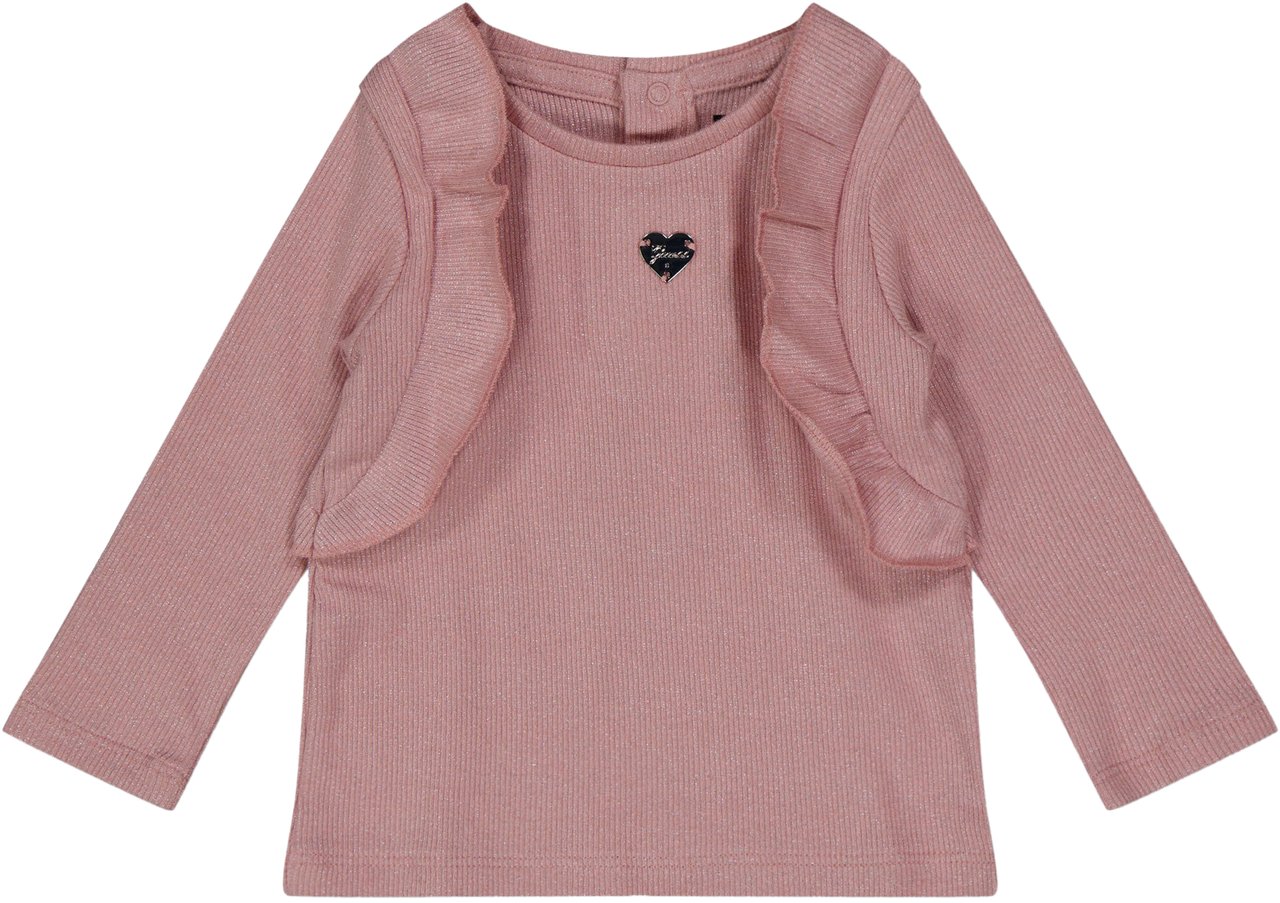 Guess Guess Baby Meisjes T-Shirt In Oud Roze Roze