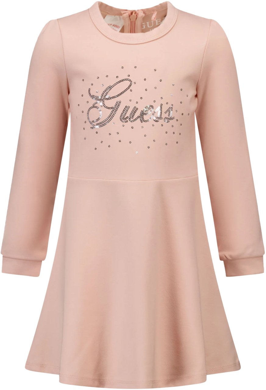 Guess Guess Kinder Meisjes Jurk In Roze Roze