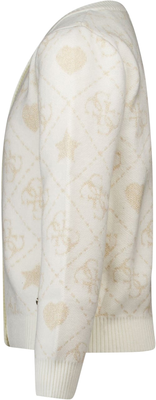 Guess Guess Kinder Meisjes Vest In Off White Wit