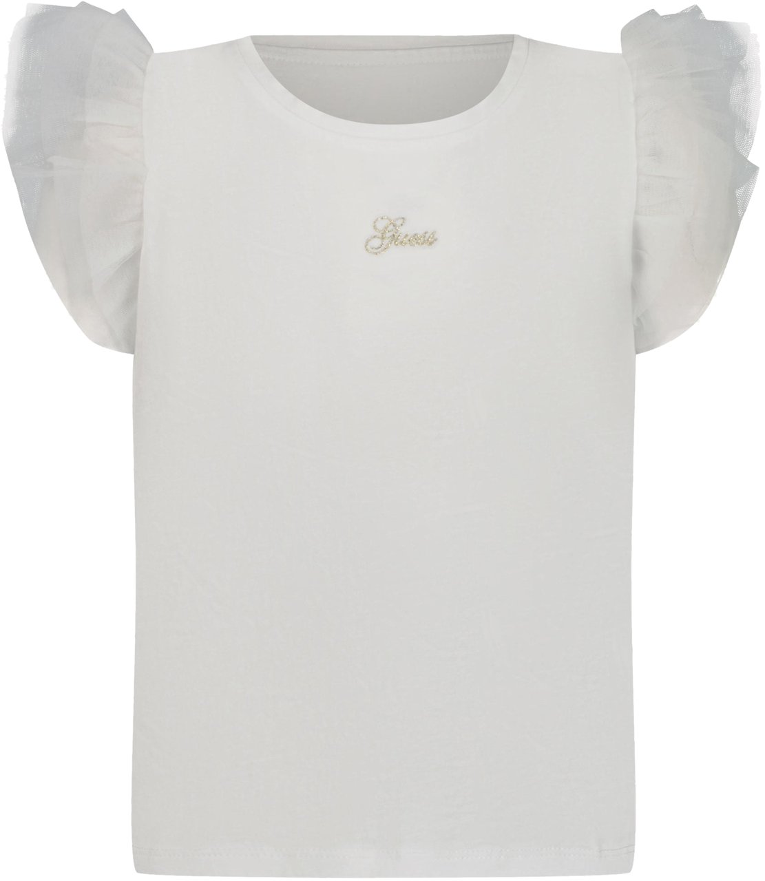 Guess Guess Kinder Meisjes T-Shirt In Wit Wit