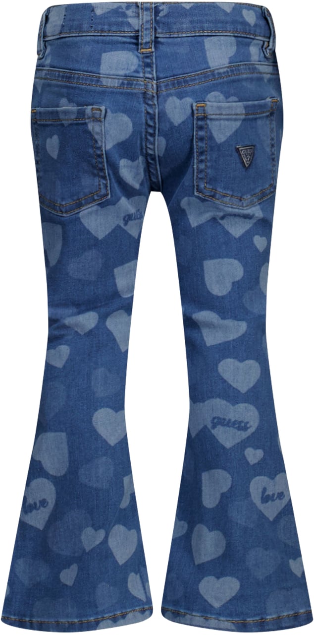 Guess Guess Kinder Meisjes Jeans In Blauw Blauw