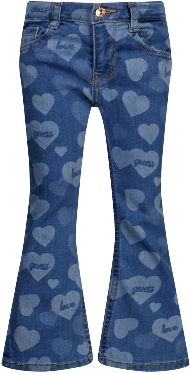 Guess Guess Kinder Meisjes Jeans In Blauw Blauw