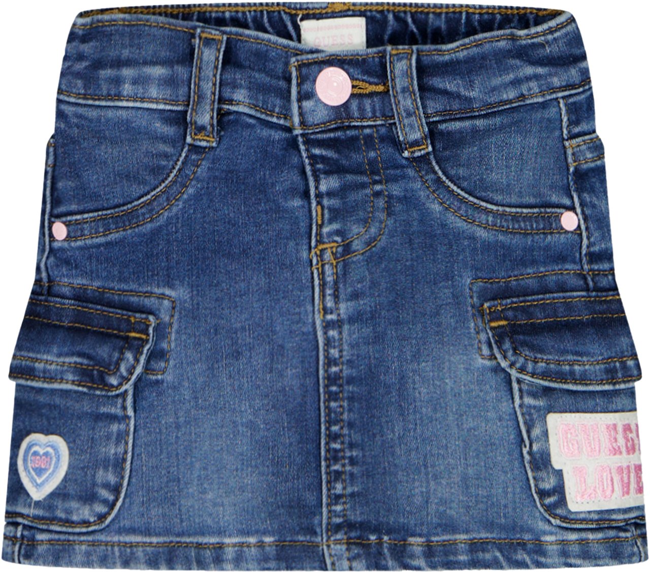 Guess Guess Baby Meisjes Rokje In Blauw Blauw