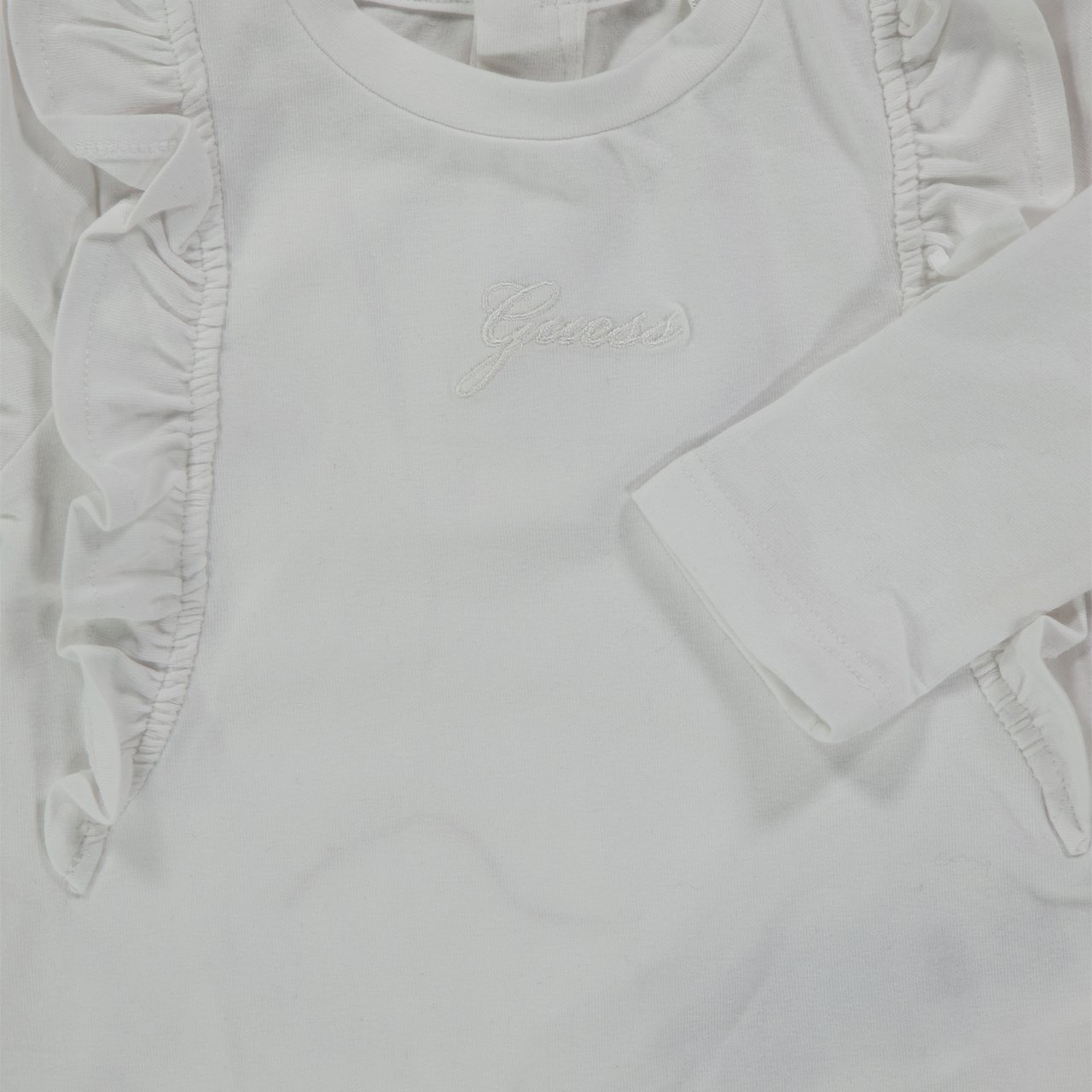 Guess Guess Baby Meisjes T-Shirt In Wit Wit