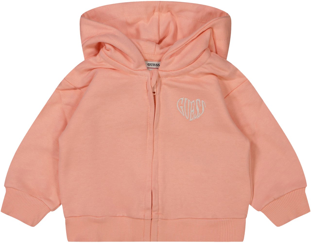 Guess Guess Baby Meisjes Vest In Zalm Roze