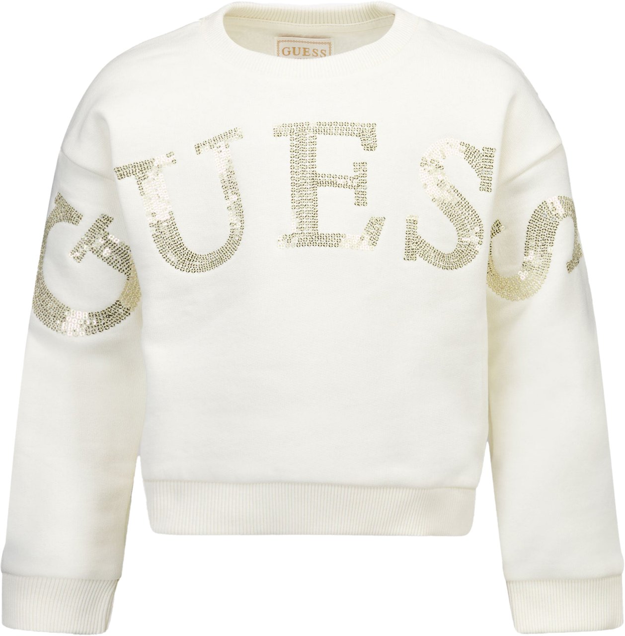 Guess Guess Kinder Meisjes Trui In Off White Wit