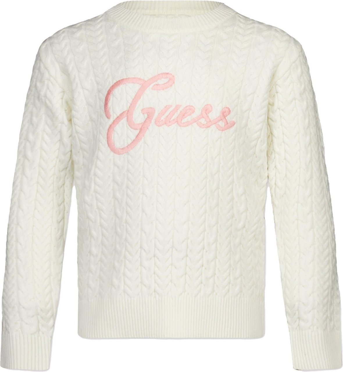 Guess Guess Kinder Meisjes Trui In Off White Wit