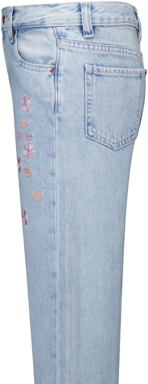 Guess Guess Kinder Meisjes Jeans In Licht Blauw Blauw