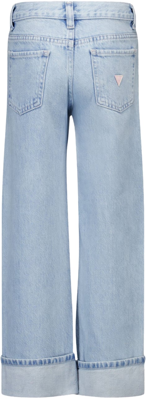 Guess Guess Kinder Meisjes Jeans In Licht Blauw Blauw