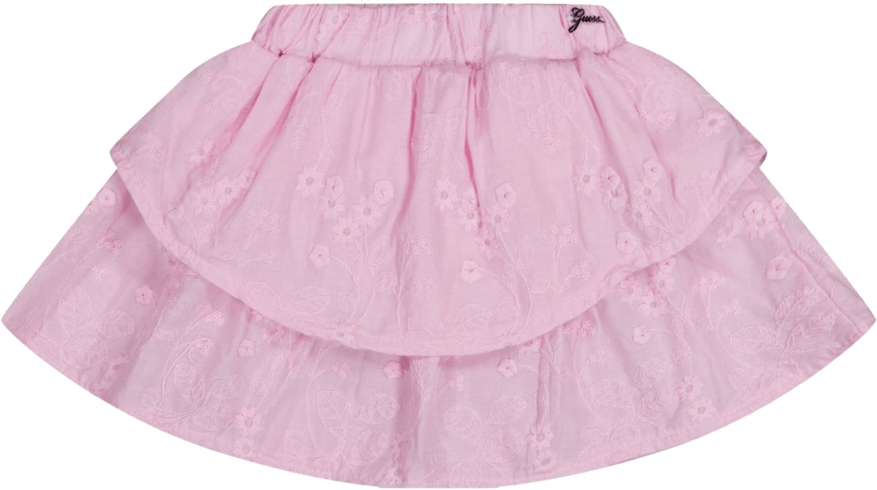 Guess Guess Baby Meisjes Rokje In Roze Roze