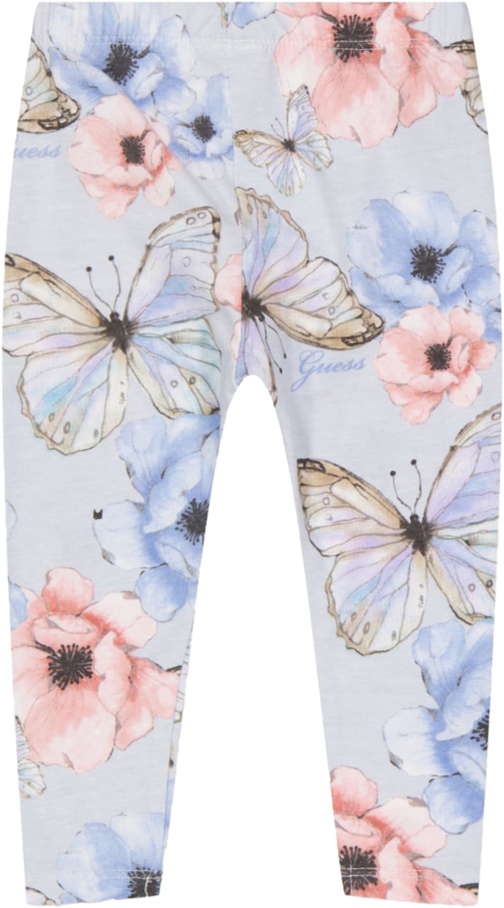 Guess Guess Baby Meisjes Legging In Licht Blauw Roze