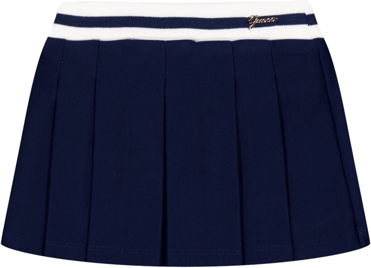 Guess Guess Baby Meisjes Rokje In Navy Blauw