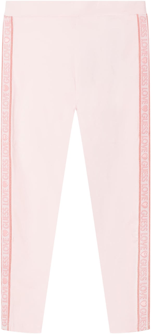 Guess Felpa con Cappuccio e Zip Frontale Roze