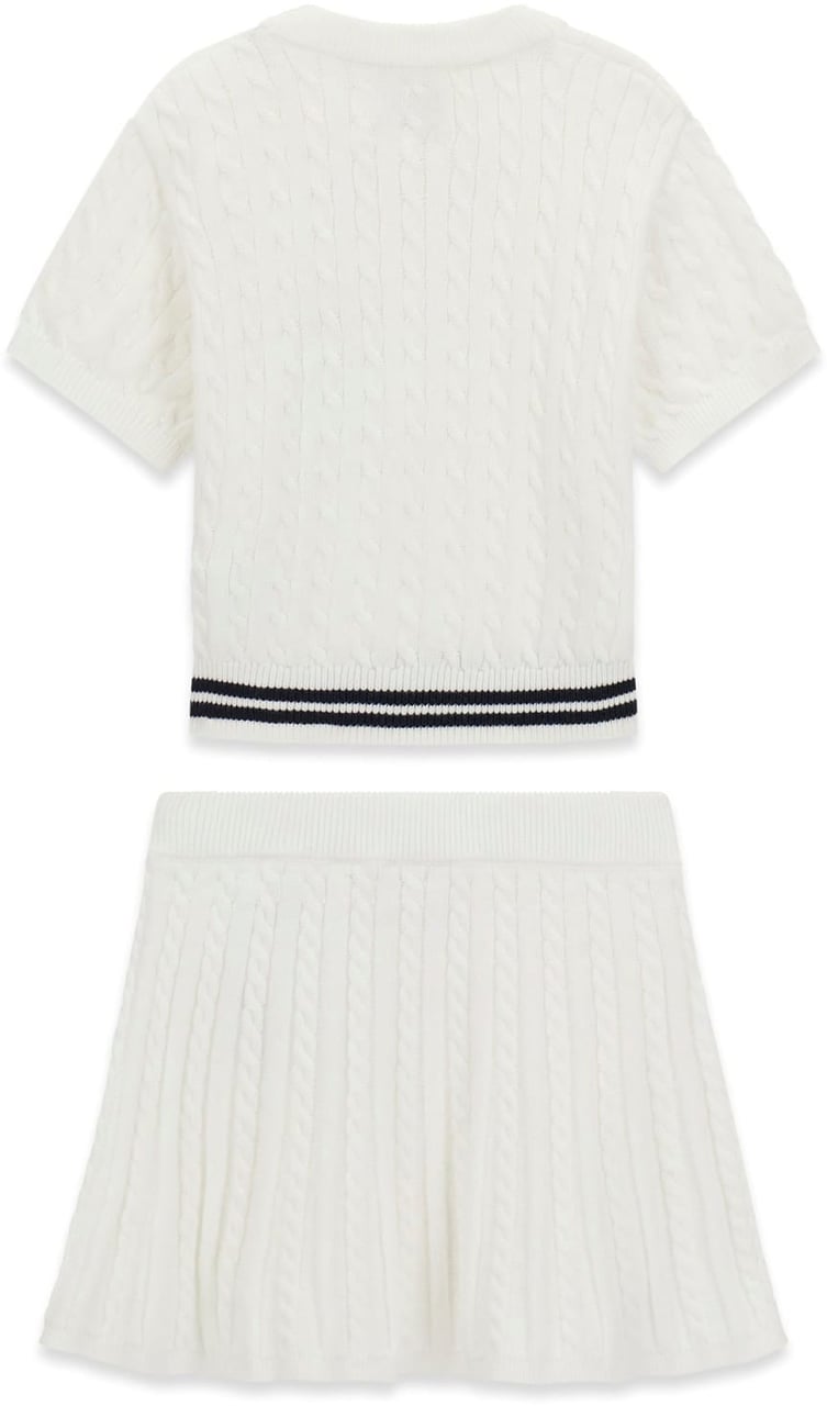 Guess Dresses Cream Wit