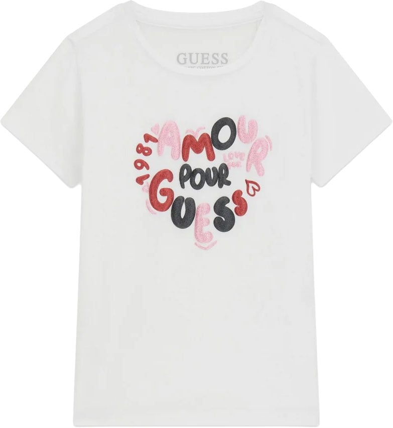 Guess T-Shirts And Polos Pure White Wit
