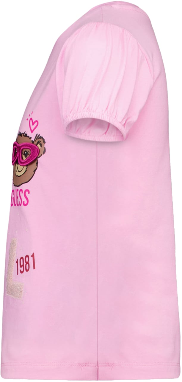 Guess Guess Kinder Meisjes T-Shirt In Roze Roze