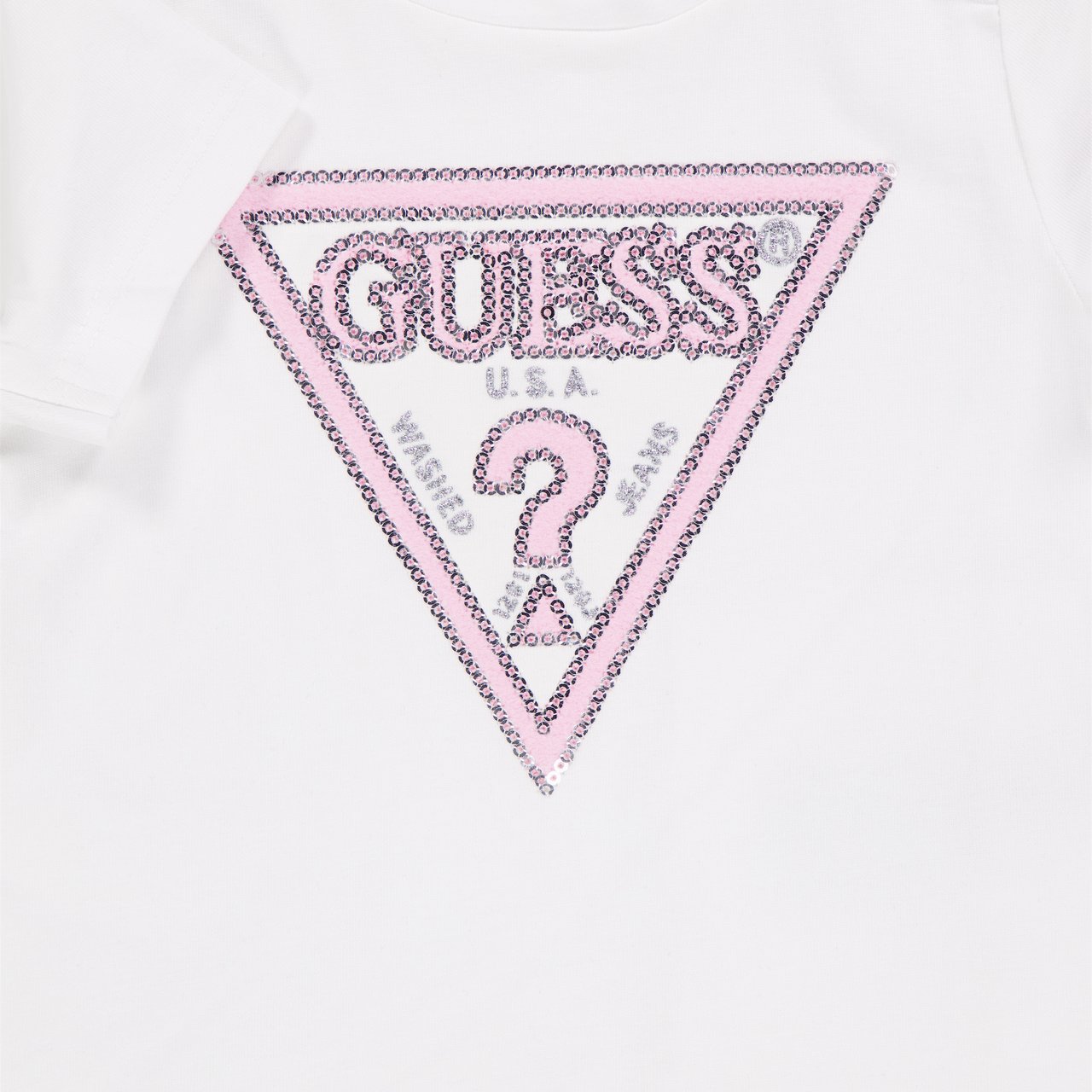 Guess Guess Baby Meisjes T-Shirt In Wit Wit