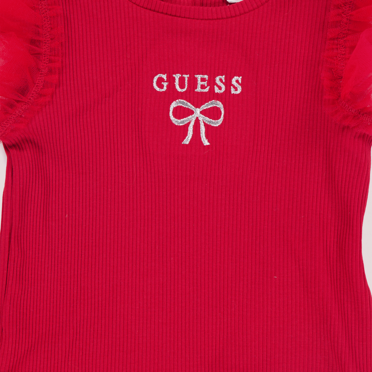 Guess Guess Baby Meisjes T-Shirt In Rood Rood