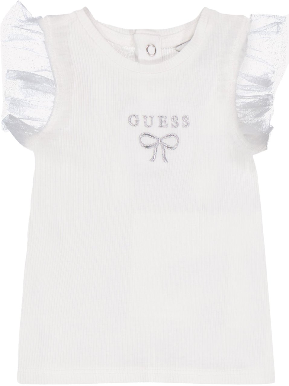 Guess Guess Baby Meisjes T-Shirt In Wit Wit