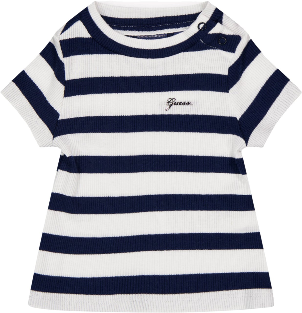 Guess Guess Baby Meisjes T-Shirt In Navy Blauw