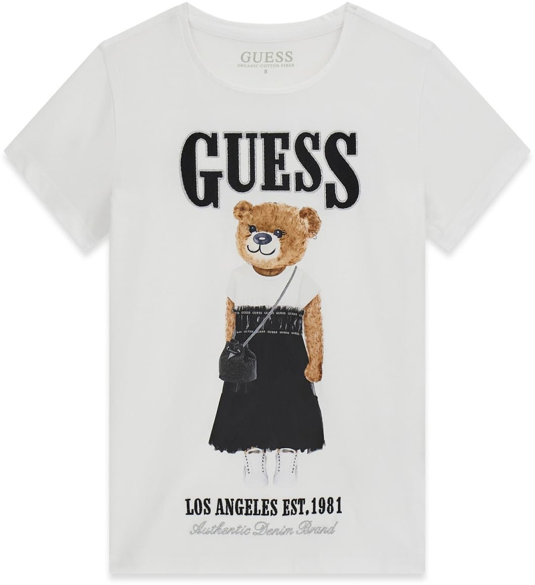 Guess T-Shirts And Polos Pure White Wit