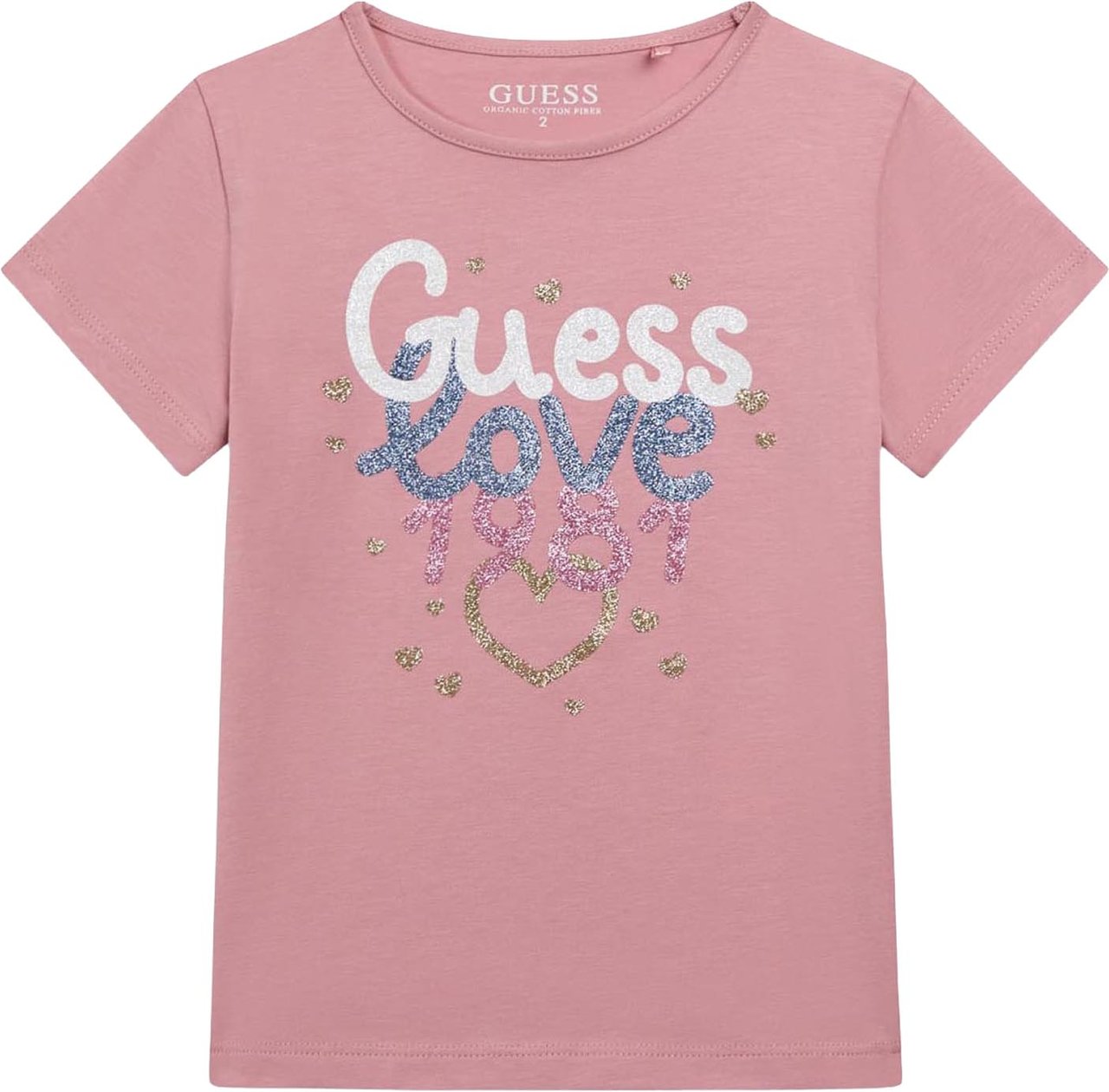 Guess T-Shirts And Polos Pink Roze