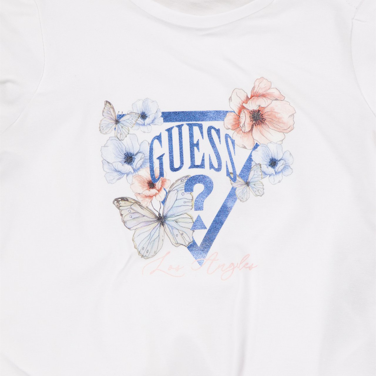 Guess Guess Baby Meisjes T-Shirt In Wit Wit